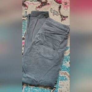 LOFT Gray Velveteen Jeans